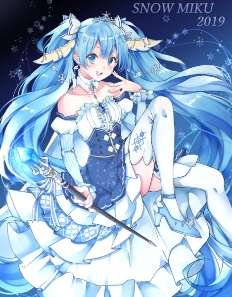 雪ミク２０１９ ちゅん さんのイラスト ニコニコ静画 イラスト
