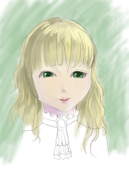ドール風 顔練習 こなこなきなこ さんのイラスト ニコニコ静画 イラスト