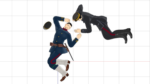 Mmdポーズ配布 寝ポーズ２種 山田淀子 さんのイラスト ニコニコ静画 イラスト