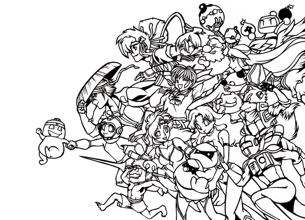 いい大人達9周年応援切り絵 切り抜きのみ状態 ちあき光秀 さんのイラスト ニコニコ静画 イラスト