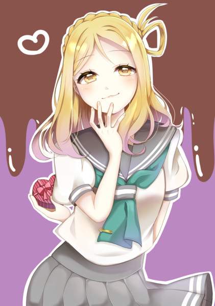 鞠莉ちゃんからのチョコ Ren さんのイラスト ニコニコ静画 イラスト