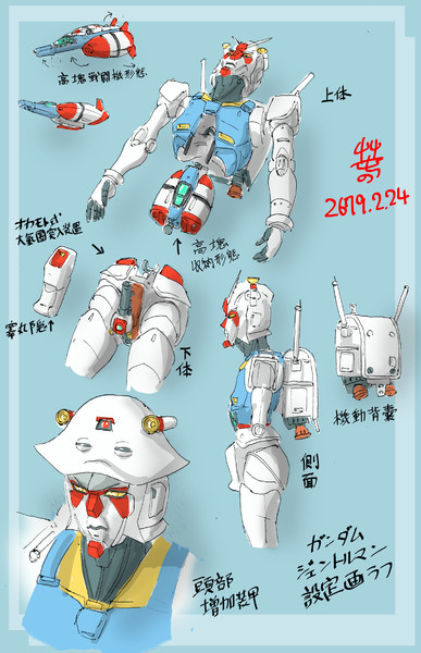 「ガンダム-ジェントルマン」コアブロックシステム設定