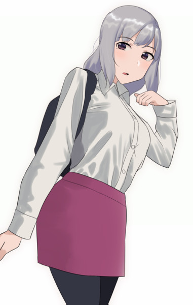 銀髪女子 緑茶みち さんのイラスト ニコニコ静画 イラスト