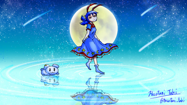 最高のイラスト画像 新着月 イラスト 綺麗