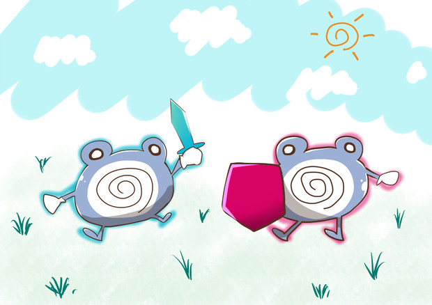 剣と盾 さぼてん丸 さんのイラスト ニコニコ静画 イラスト