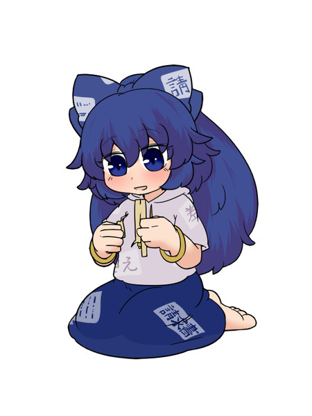 割り箸を割るのを盛大に失敗する紫苑ちゃん ｒｏｔｏｎ さんのイラスト ニコニコ静画 イラスト