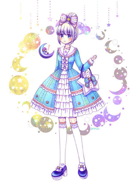 占星術師の少女 全身 まい さんのイラスト ニコニコ静画 イラスト