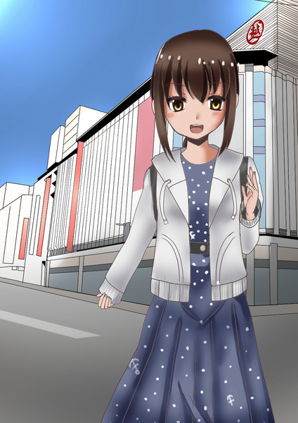 三越吹雪と銀座デート 珠奈比呂由 旧名 Teamn さんのイラスト ニコニコ静画 イラスト