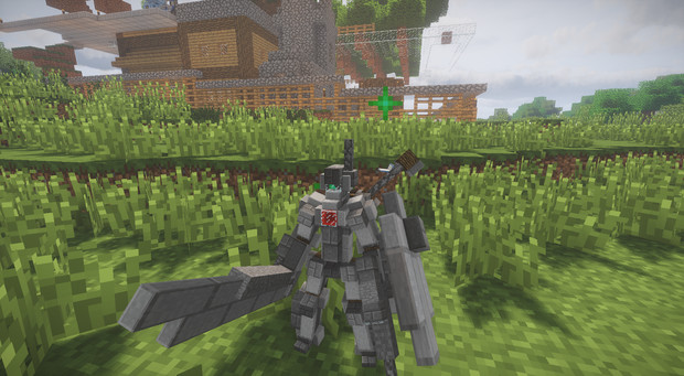 Minecraft Jointblock Jbで人型ロボ作ってみた かすたむ機械工房 さんのイラスト ニコニコ静画 イラスト