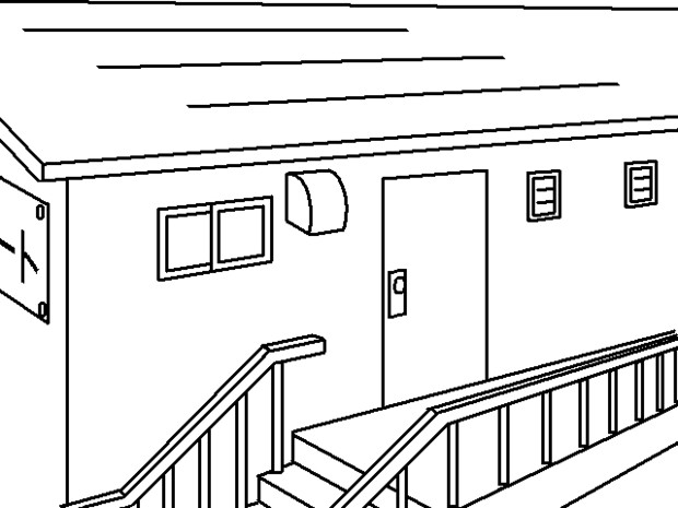 白いアパート外観 エイデール さんのイラスト ニコニコ静画 イラスト