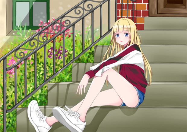 白スニーカー 雨音 さんのイラスト ニコニコ静画 イラスト