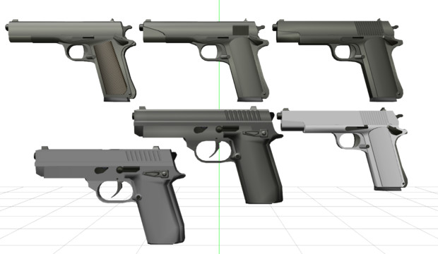 Mmd 7 63mm架空拳銃 配布 Satellite155 さんのイラスト ニコニコ静画 イラスト
