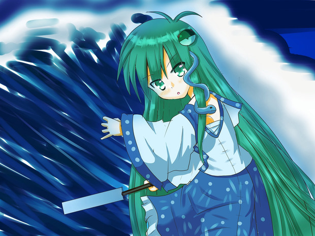 早苗 開海 海が割れる日 白田 忍 さんのイラスト ニコニコ静画 イラスト