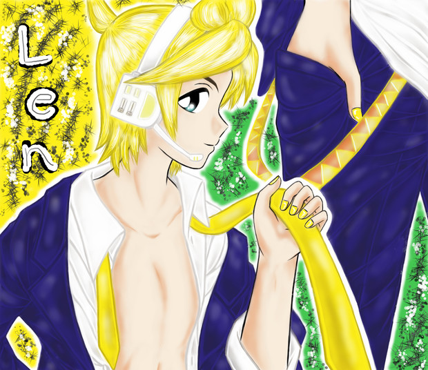 鏡音レン モデル春ヤンキー風 たいたん さんのイラスト ニコニコ静画 イラスト
