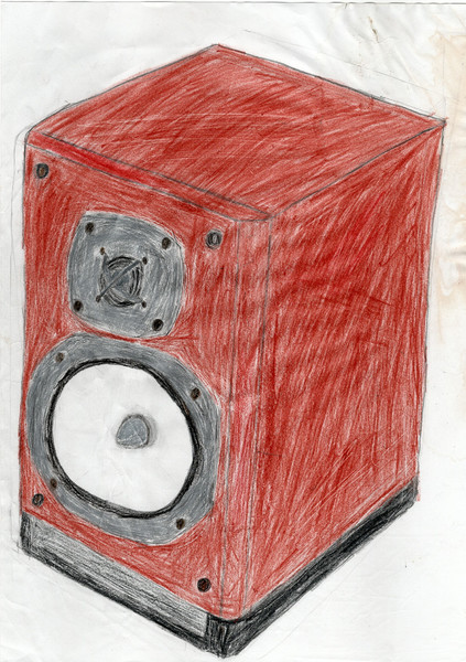 6900円で買った中古のスピーカー 白髪 さんのイラスト ニコニコ静画 イラスト