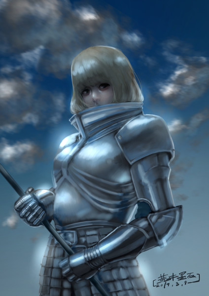 Plate armor girl