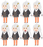 いらすとや風紲星あかりの立ち絵です
