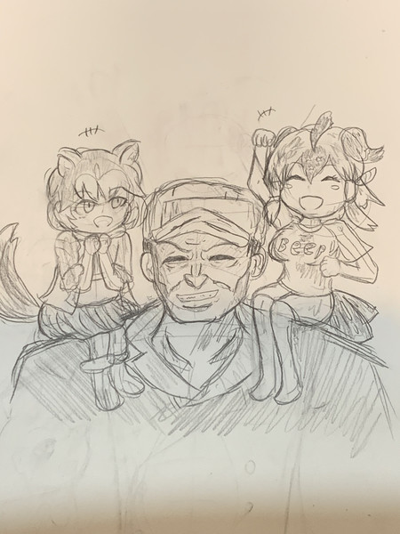 赤犬とイエイヌちゃんとゴマちゃん Kisaragi さんのイラスト ニコニコ静画 イラスト