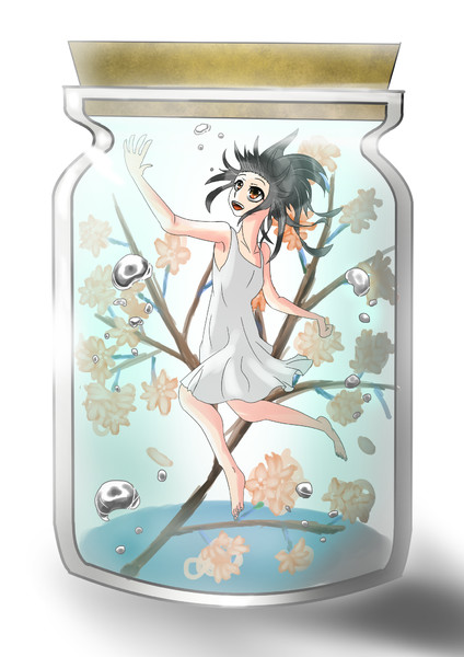 瓶の中の春 Siro さんのイラスト ニコニコ静画 イラスト