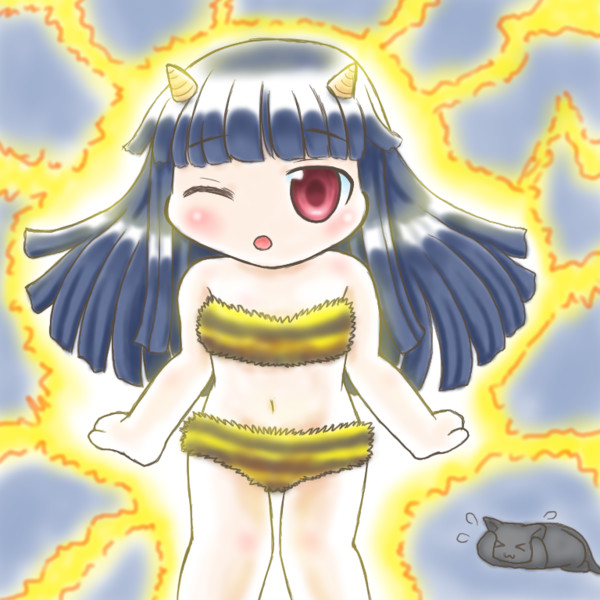 カミナリさま雪美ちゃん 哉井まや さんのイラスト ニコニコ静画 イラスト