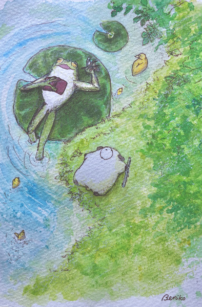 シエスタ峠の風景 フモーとカエルさん シエスタ峠 紅子 さんのイラスト ニコニコ静画 イラスト