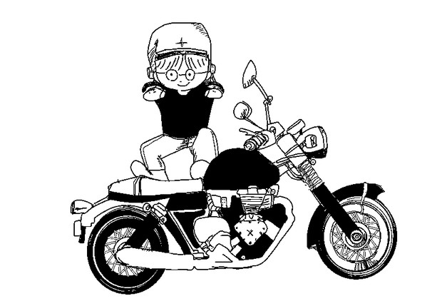 バイクに乗るのが下手な人 オサムシ さんのイラスト ニコニコ静画 イラスト