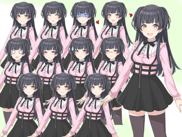 立ち絵 シャニマス 黛冬優子サンプル Centurio P さんのイラスト ニコニコ静画 イラスト