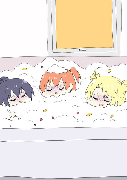 お風呂で食べるかき氷を作り過ぎた星野ひなたちゃん 4話より あすにゃん さんのイラスト ニコニコ静画 イラスト