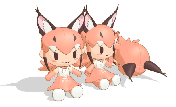カラカル ぬいぐるみのすがた ハナ さんのイラスト ニコニコ静画 イラスト