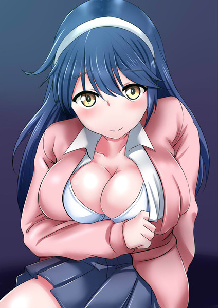 潮おねーさん ふふ もっと みたいですか 柏餅 さんのイラスト ニコニコ静画 イラスト