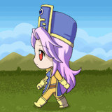 【DQ3】すーぱーでふぉるめ歩いて回れ！僧侶ちゃん【GIFアニメ】