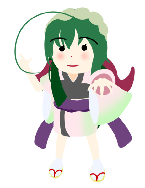 いらすとや風ずん子ちゃん ペレグリンsmg さんのイラスト ニコニコ静画 イラスト