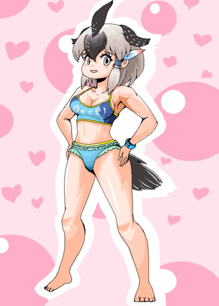 マウスとペイントで水着姿のg ロードランナー Rf さんのイラスト ニコニコ静画 イラスト