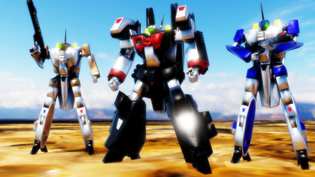 バーミリオン小隊 Mmdマクロス クラトール さんのイラスト ニコニコ静画 イラスト
