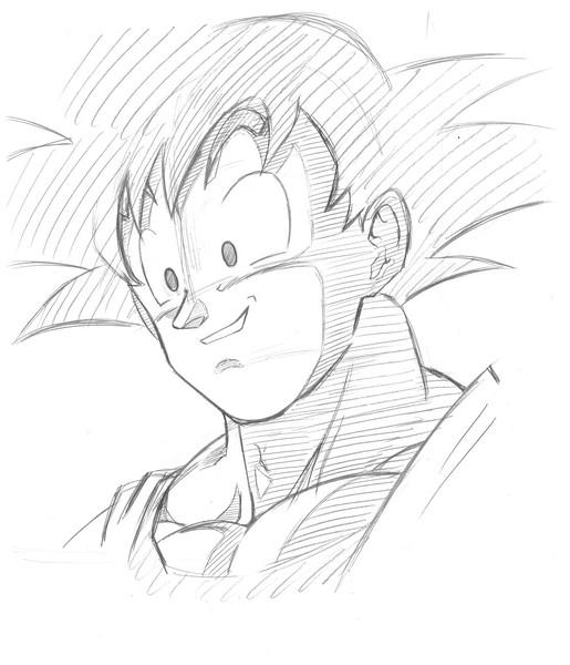 悟空模写ラフ Dbz さんのイラスト ニコニコ静画 イラスト