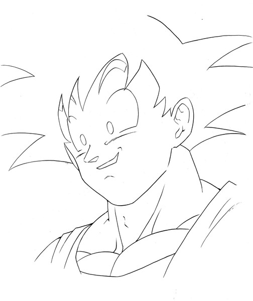 悟空模写線画 Dbz さんのイラスト ニコニコ静画 イラスト