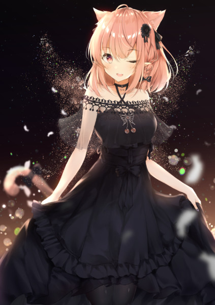 Black Dress 雪白つくよ さんのイラスト ニコニコ静画 イラスト