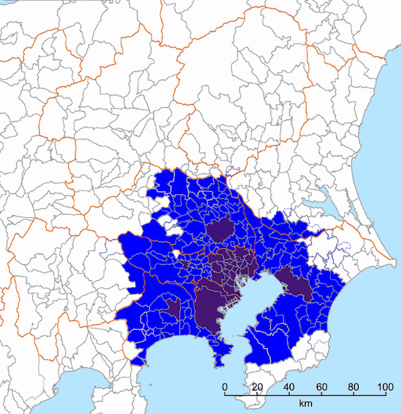 東京都市圏最新版