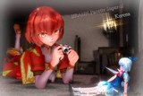 深紅の少女と氷の妖精