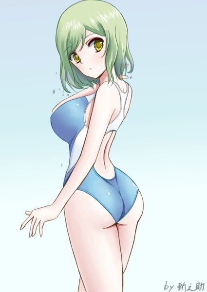 Un競泳水着 ルナテレジア 斬之助 さんのイラスト ニコニコ静画 イラスト