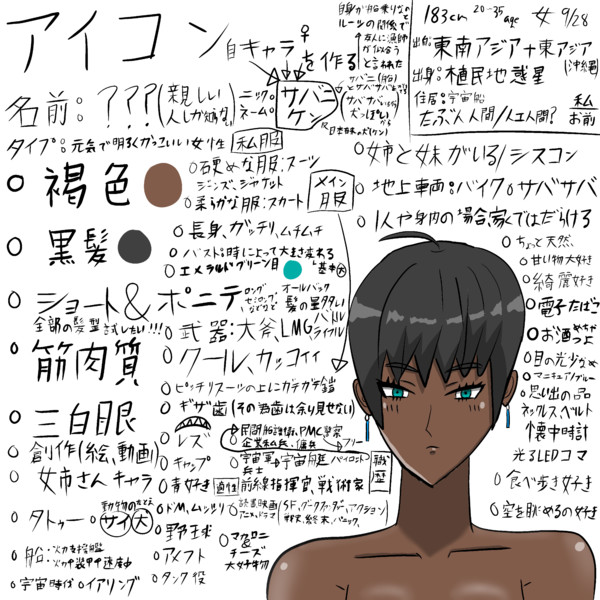 オリキャラ自キャラ 月無城レカ 鯖煮犬 さんのイラスト ニコニコ静画 イラスト