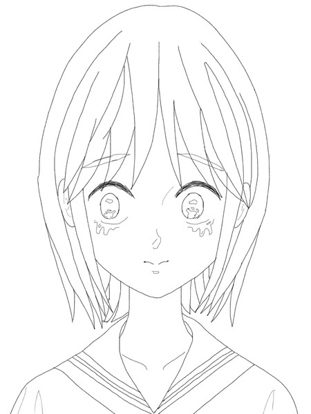 泣く女子 Dogon Kun さんのイラスト ニコニコ静画 イラスト