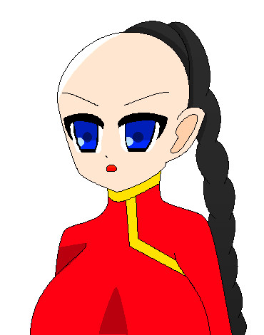カードワース素材原画 辮髪の格闘娘が 霊地王生路 さんのイラスト ニコニコ静画 イラスト