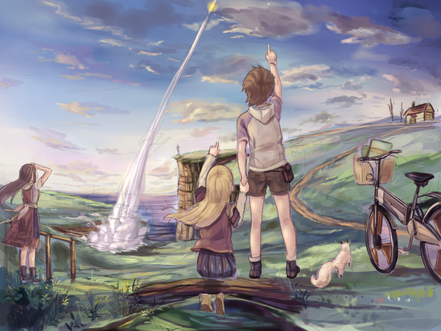 ペットボトルロケット ニコニコ静画 イラスト
