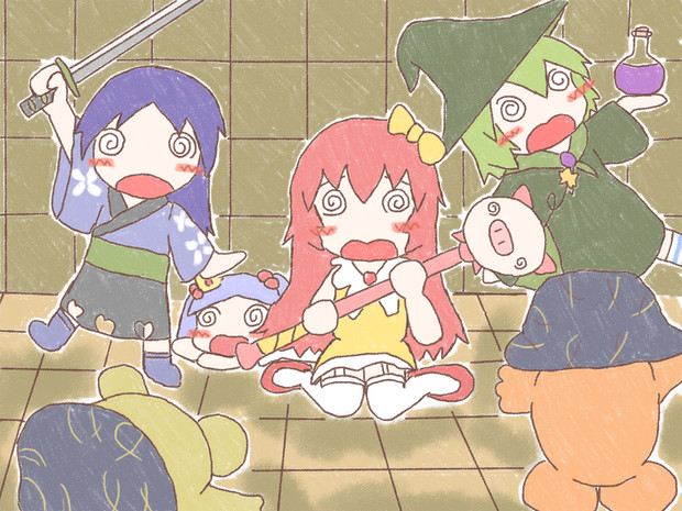 マッシュルーム パニック Sakatunitu さんのイラスト ニコニコ静画 イラスト