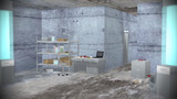【MMDステージ配布あり】研究所ステージ