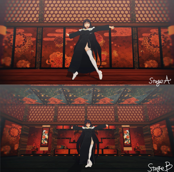 Fate Mmd 大奥イベント廊下二種 ステージ配布あり 野生の何か さんのイラスト ニコニコ静画 イラスト