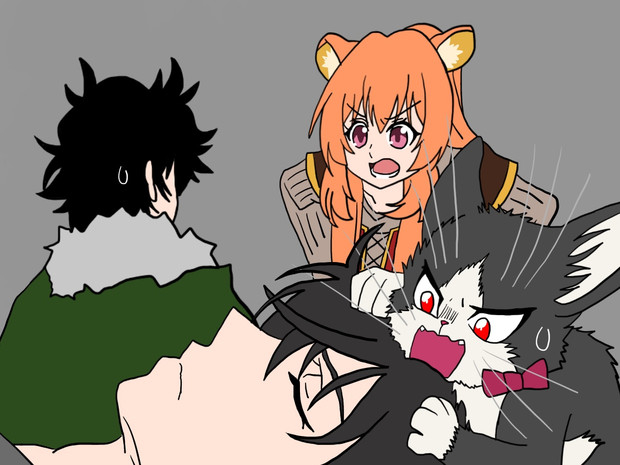 主人の世話を焼く２匹の奥さん 絵描きの冒険者katosan さんのイラスト ニコニコ静画 イラスト