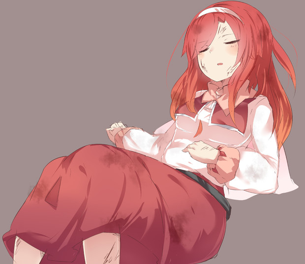 やられちゃった娘 しらたま さんのイラスト ニコニコ静画 イラスト