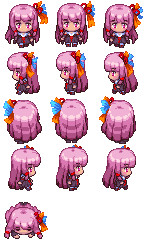 Rpgツクールmv素材 琴葉茜 歩行キャラクター でんち さんのイラスト ニコニコ静画 イラスト